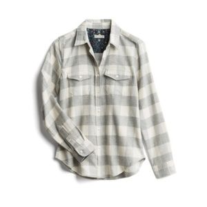 Taylor Vintage Stitch Fix Grey Flannel Button Down